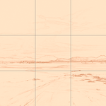 Sepia sketch with grid