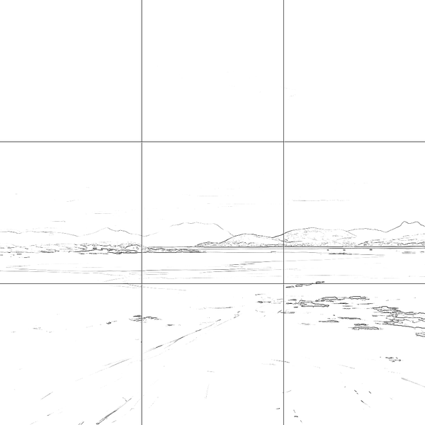 Sketch with grid