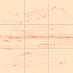 Sepia sketch with grid