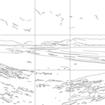 Line drawing with grid