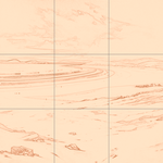 Sepia sketch with grid