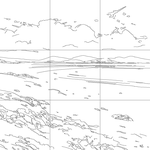 Line drawing with grid