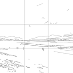 Line drawing with grid