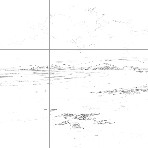 Sketch with grid