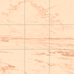 Sepia sketch with grid