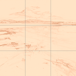 Sepia sketch with grid