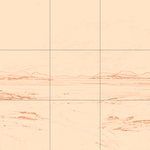 Sepia sketch with grid