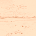 Sepia sketch with grid