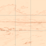 Sepia sketch with grid