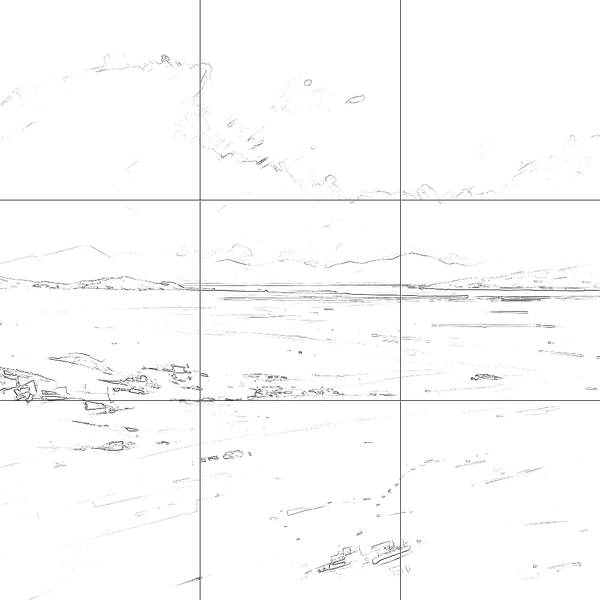 Sketch with grid