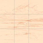 Sepia sketch with grid