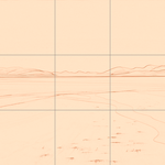 Sepia sketch with grid