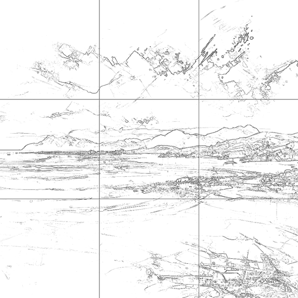 Sketch with grid