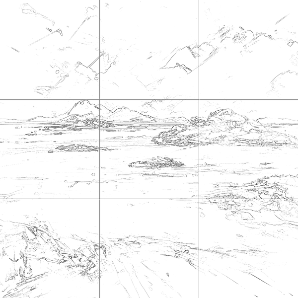 Sketch with grid