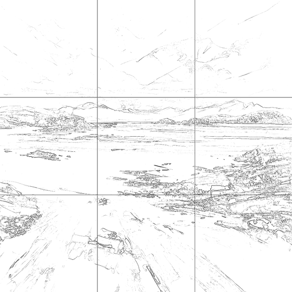 Sketch with grid