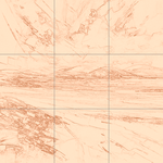 Sepia sketch with grid