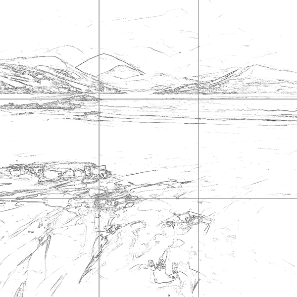 Sketch with grid