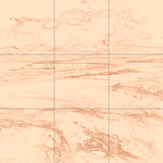 Sepia sketch with grid