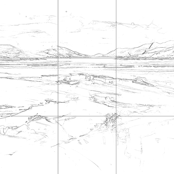 Sketch with grid