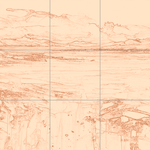 Sepia sketch with grid