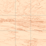 Sepia sketch with grid