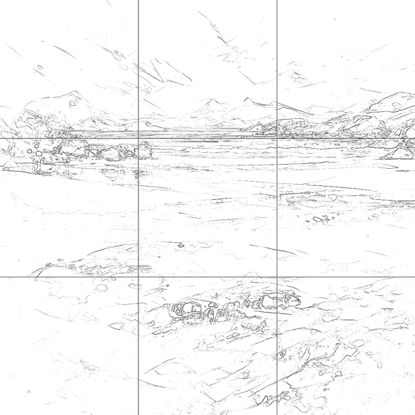 Sketch with grid