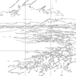 Line drawing with grid