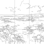 Line drawing with grid