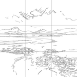 Line drawing with grid