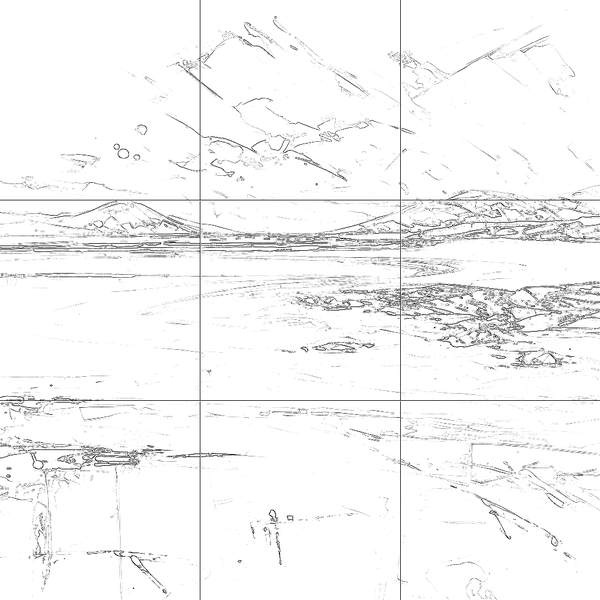 Sketch with grid