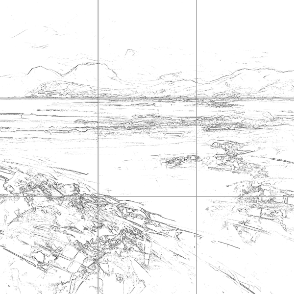 Sketch with grid