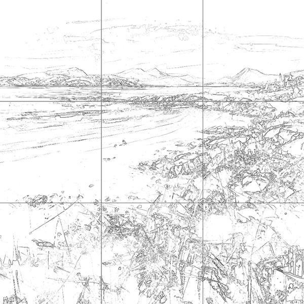 Sketch with grid