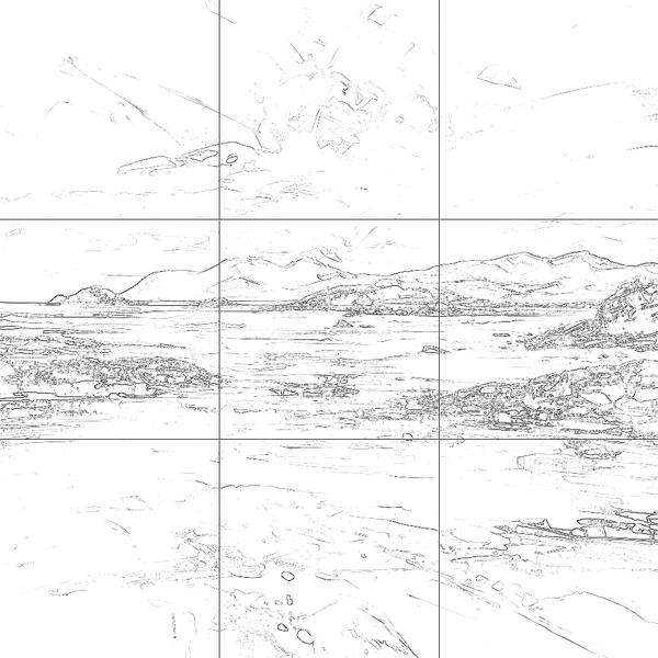 Sketch with grid