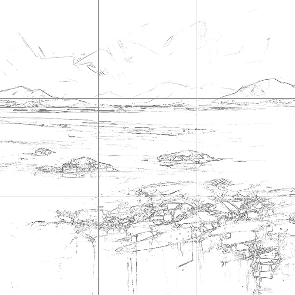 Sketch with grid