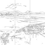 Line drawing with grid