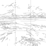 Line drawing with grid