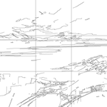 Line drawing with grid