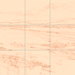 Sepia sketch with grid