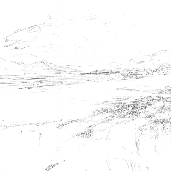 Sketch with grid