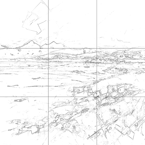 Sketch with grid