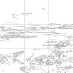 Line drawing with grid