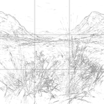 Sketch with grid