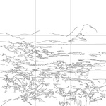 Line drawing with grid