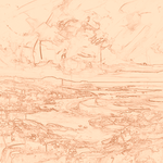 Sepia sketch