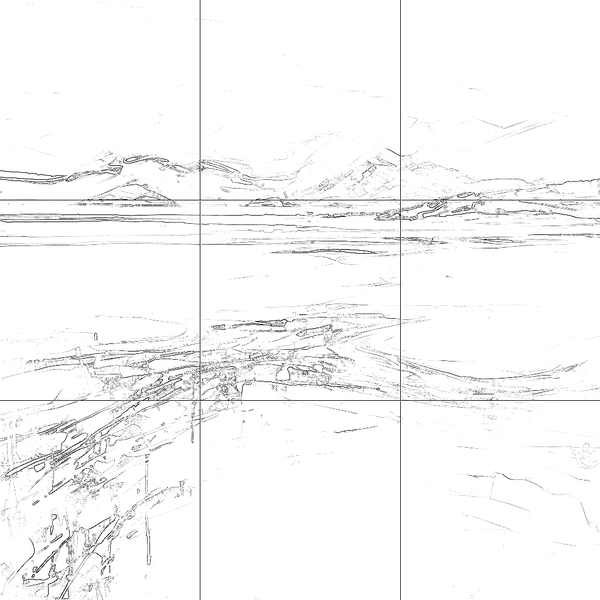 Sketch with grid