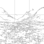 Line drawing with grid