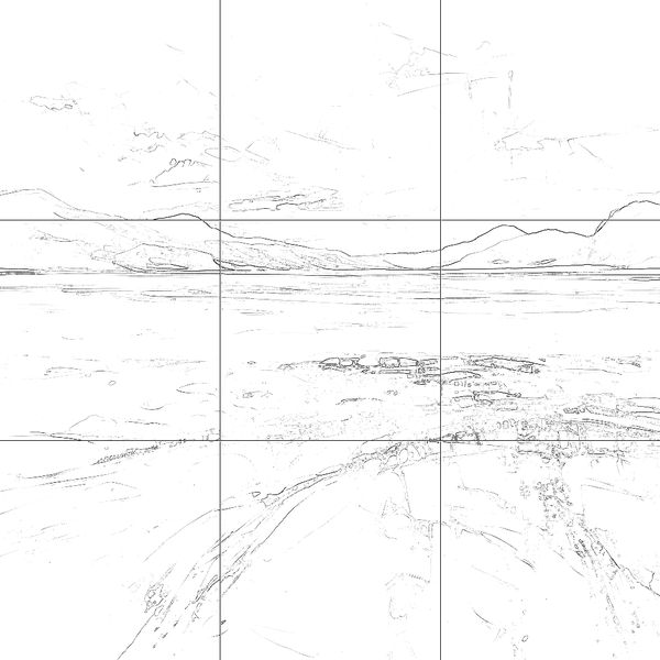 Sketch with grid