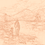 Sepia sketch