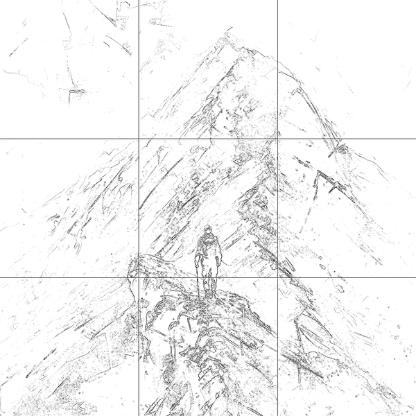 Sketch with grid