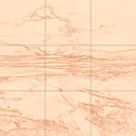 Sepia sketch with grid